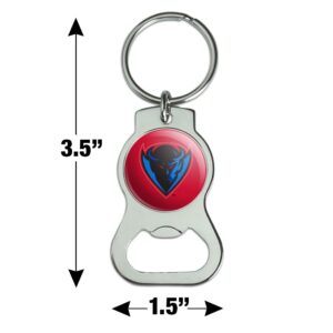 GRAPHICS & MORE DePaul Secondary Logo Keychain with Bottle Cap Opener