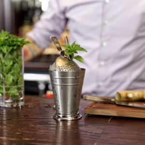 Crafthouse by Fortessa Professional Metal Barware/Bar Tools by Charles Joly, 6" Stainless Steel Julep/Cocktail Strainer