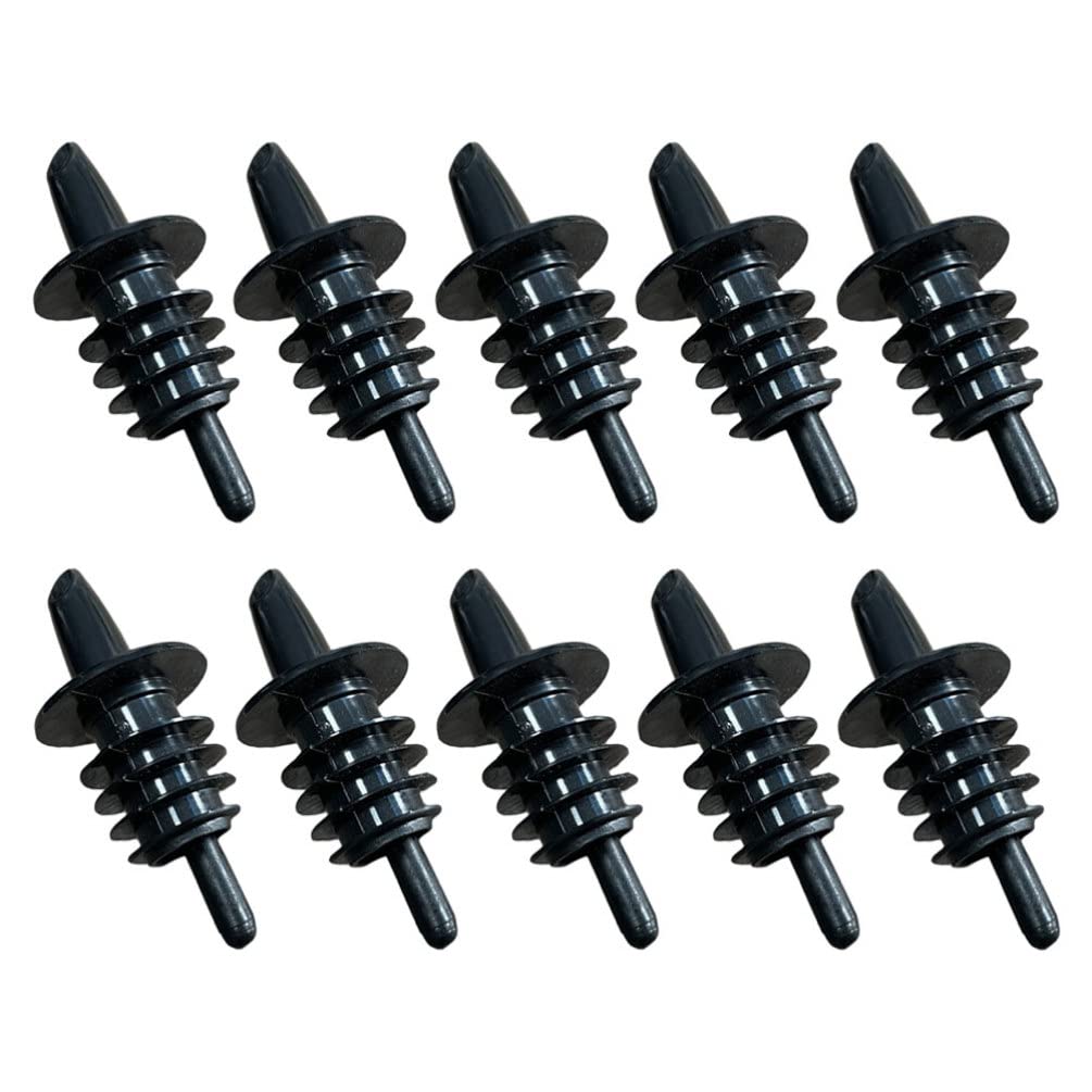 Tofficu 10pcs Wine Stopper Wine Pourer Dispenser Pourers for Cocktail Vinegar Tapered Stopper Spout Wine Saver Stopper Drink Dispensers Cocktail Dispensers Plug Pvc Vintage