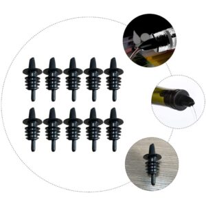 Tofficu 10pcs Wine Stopper Wine Pourer Dispenser Pourers for Cocktail Vinegar Tapered Stopper Spout Wine Saver Stopper Drink Dispensers Cocktail Dispensers Plug Pvc Vintage