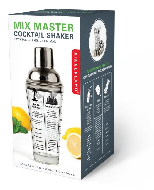 Kikkerland Mix Master Cocktail Shaker