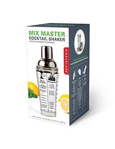 Kikkerland Mix Master Cocktail Shaker