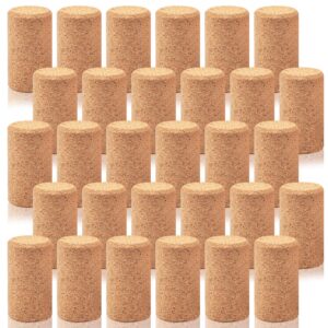 lainrrew 30 pcs tapered cork plugs, wooden wine bottle cork stoppers wine corks for wine beer bottles(0.9 x 1.73")