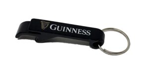 guinness logo harp bottle opener keychain keyring