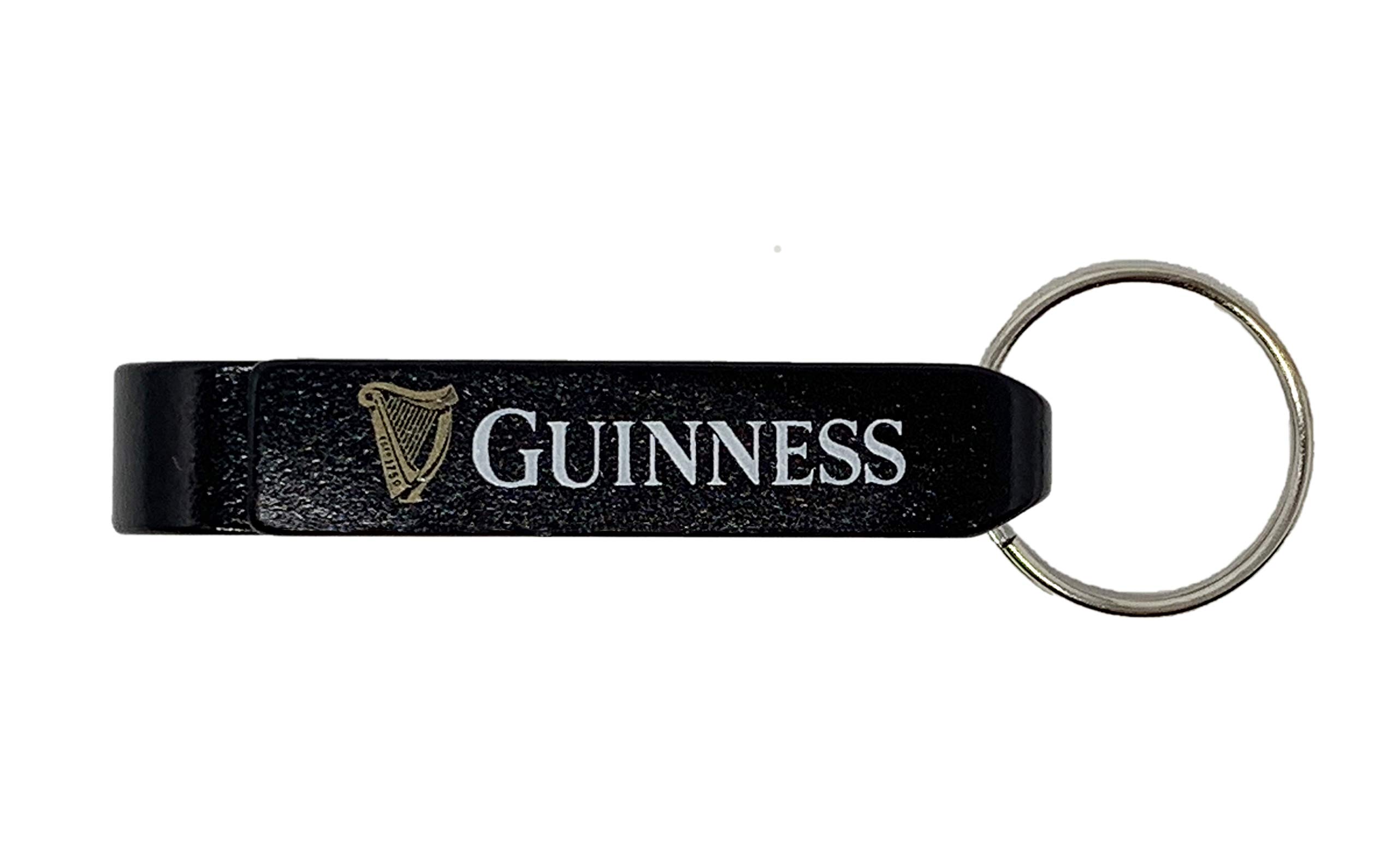 Guinness Logo Harp Bottle Opener Keychain Keyring