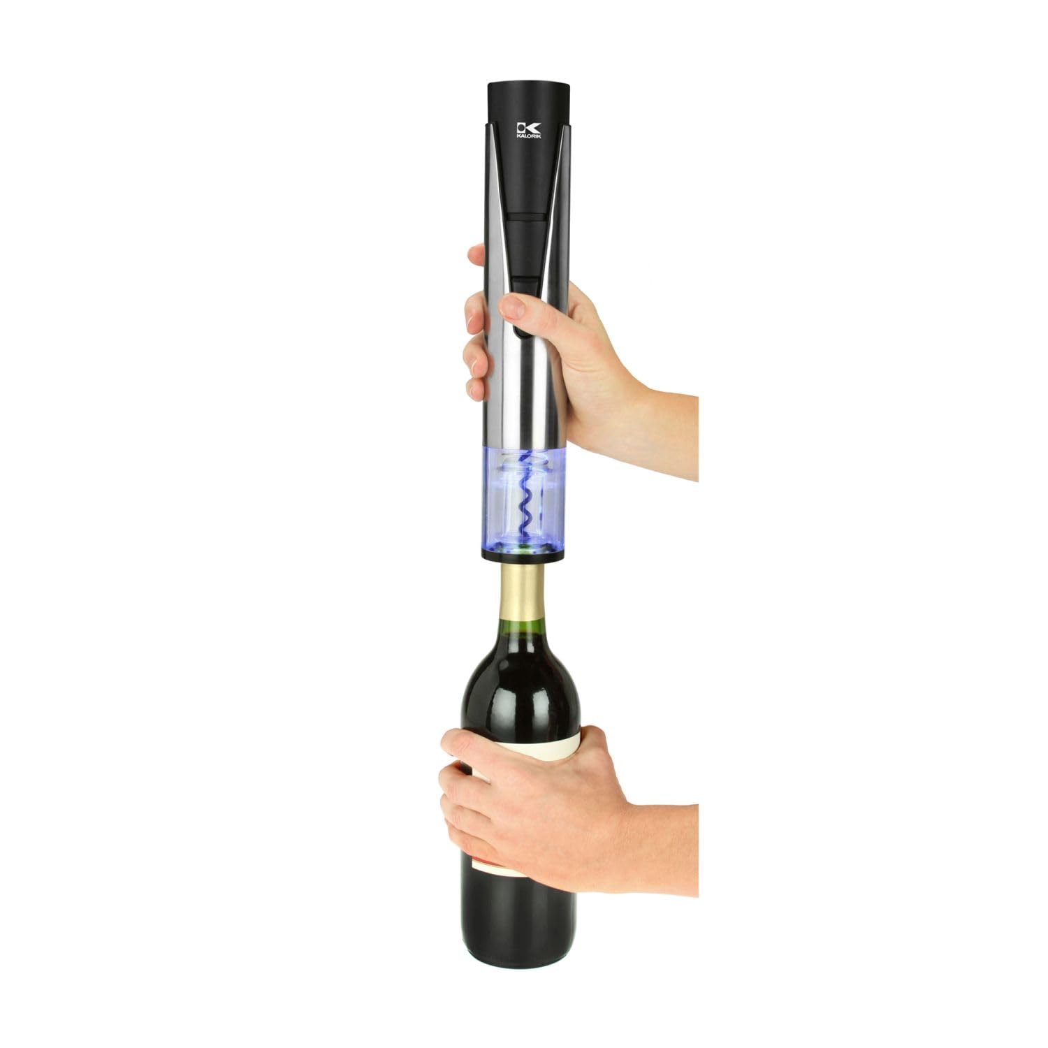 Kalorik Wine Opener and Preserver, Medium, Gray