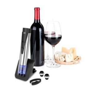Kalorik Wine Opener and Preserver, Medium, Gray