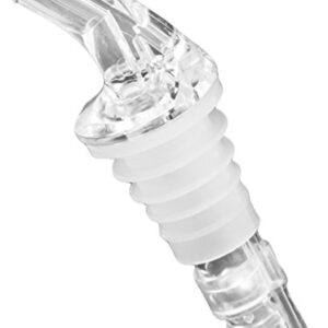 Mr. Tonic - Clear Plastic 1.25 oz. Measured Liquor Pourer, Dozen