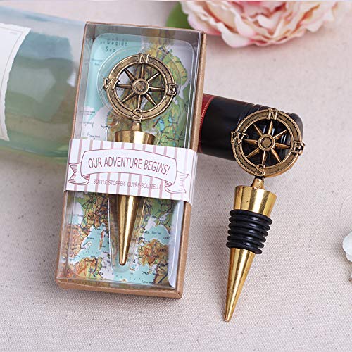 20X Nautical Compass Wine Bottle Opener Wedding Favor Bridal Shower