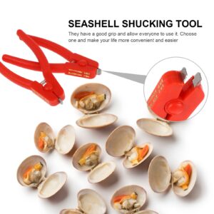 Yardwe 2Pcs Clam Opener Multi- Function Beer Clam Opener Shell Opener Shellfish Seafood Opener Tool for Restaurant Party Picnic Party Supplies