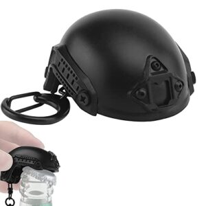 okgiugn g45 pistol shape keychain bag pendant ornament fidget gadgets (black helmet)