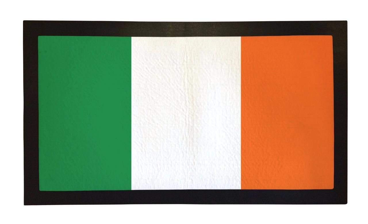 Rubber Bar Mat Bar Runner Irish Flag Spill Mat Gift Idea