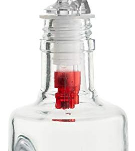 [48 PACK] Measured Liquor Bottle Pourers 0.75 oz (22 mL) - Collared Automatic Measured Bottle Pourer - No Cracks, No Leaks, Bar Spouts, Quick Shot, Spirit, Wine, Bar Cocktail Dispenser