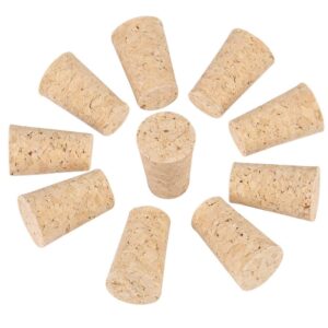 10pcs/set Tapered Cork Plugs, Cork Tapered Corks Wooden Wine/Beer Bottle Stopper(Beer Bottle20x15x35)