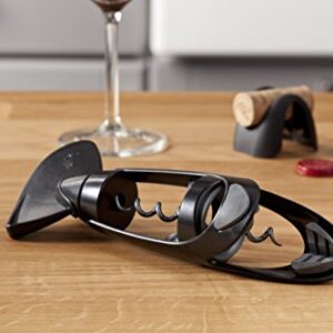 Vacu Vin Twister Corkscrew Wine Bottle Opener - Easy to Use - Manual Corkscrew for Effortless Cork Removal - Compact and Durable Corkscrew for Wine Bottles