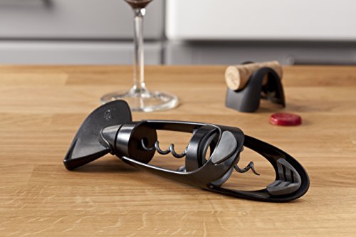 Vacu Vin Twister Corkscrew Wine Bottle Opener - Easy to Use - Manual Corkscrew for Effortless Cork Removal - Compact and Durable Corkscrew for Wine Bottles