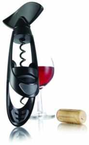 vacu vin twister corkscrew wine bottle opener - easy to use - manual corkscrew for effortless cork removal - compact and durable corkscrew for wine bottles