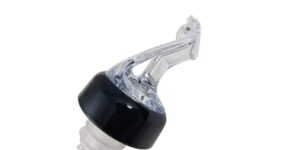 precision pour - measured pourer - dust/bug flap - (1oz (30ml)) -clear - 10 pack