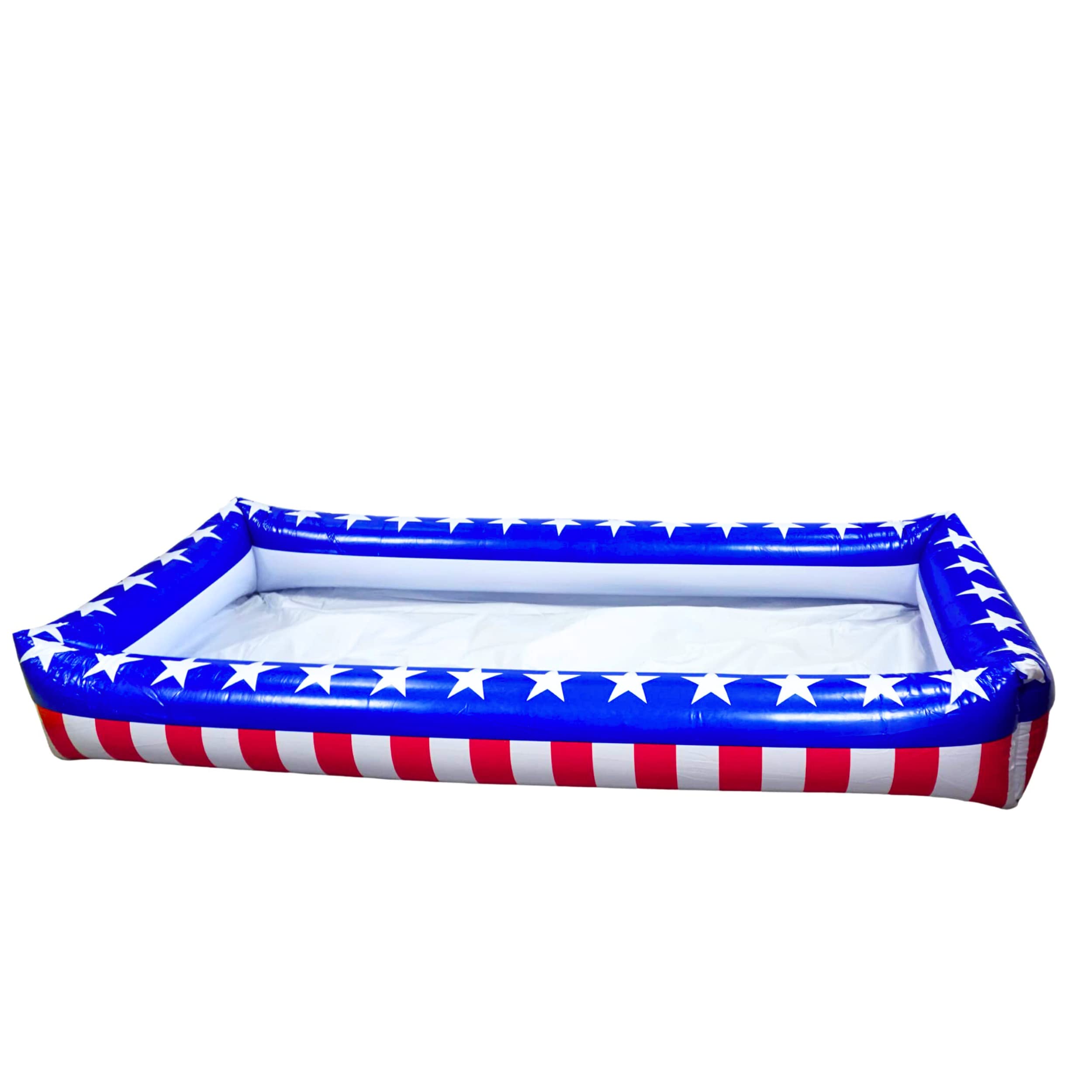 Patriotic Inflatable Serving Bar Ice Buffet Cooler Salad Serving Trays - 4th of July Party Supplies, Independence Day Fourth of July Party BBQ Cooler Indoor Outdoor Picnic Pool Party by 4E's Novelty