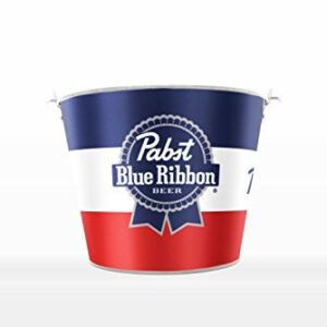 Pabst Blue Ribbon PBR Metal Beer Bucket