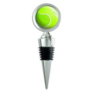 tennis ball wine bottle stopper