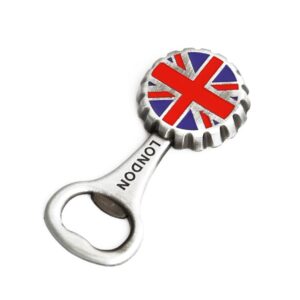 arfuka bottle opener magnetic beer bottle opener retro british flag pattern soda beverage beer bottle opener fridge magnet women men gift for wedding christmas and birthday