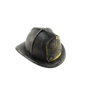treasure gurus cast iron and brass fire hat fd helmet beer/soda/pop bottle opener firefighter gift