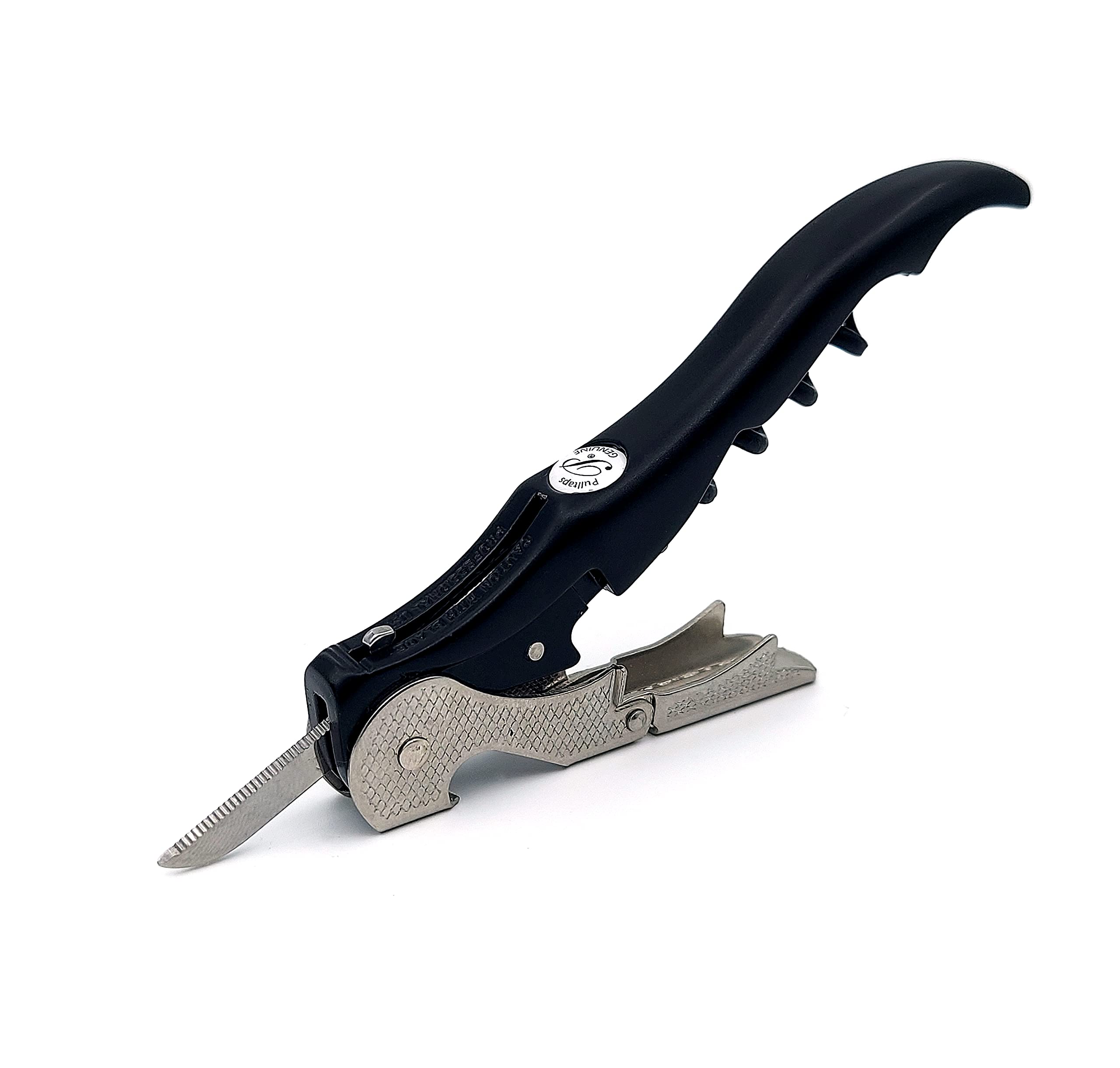 Pulltap's Genuine Slider Boss 150 Wine Key Corkscrew (Cromado - Chrome)