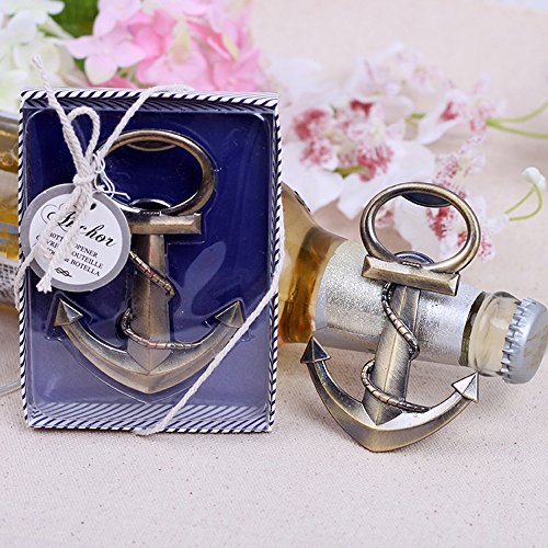 20pcs Nautical Theme Anchor Beer Bottle Opener Party Favors Gift Favor For Beach Wedding Baby Shower Birthday By Feracci