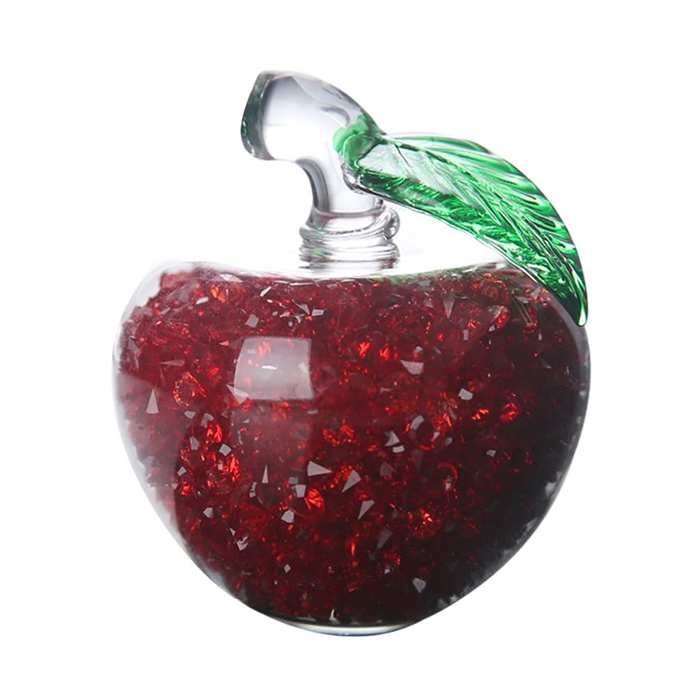 Cabilock Wine Decanter Stopper Bling Crystal GlassApple Bottle Sealing Plug Champagne Carafe Replacemen Cork Caps for Home Wedding Party