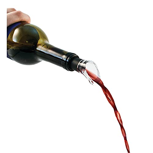 True Deluge Drip-Free Wine Aerator Pourer for Wine Bottles - Aerating Wine Pourer Spout