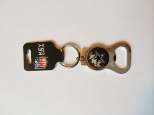 rico industries nfl football pittsburgh steelers metal keychain - beverage bottle opener with key ring - pocket size