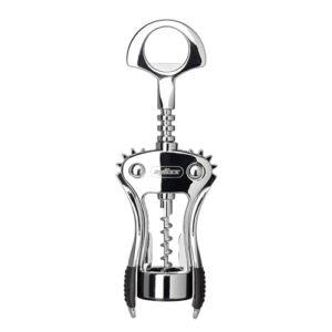 zyliss stainless corkscrew & bottle opener - wine corkscrew & beer bottle opener with rubber handles - dishwasher-safe kitchen tool & gadget