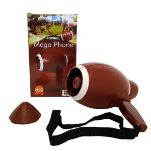 'Barwench Games' Football Shaped Megaphone with Voice, Siren and Built in Bottle Opener!