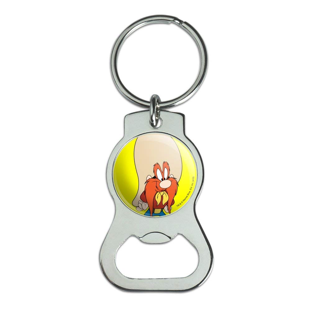 GRAPHICS & MORE Looney Tunes Yosemite Sam Keychain with Bottle Cap Opener