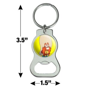 GRAPHICS & MORE Looney Tunes Yosemite Sam Keychain with Bottle Cap Opener