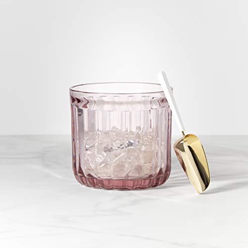 Kate Spade New York Park Circle Ice Bucket, 6.70 LB, Pink