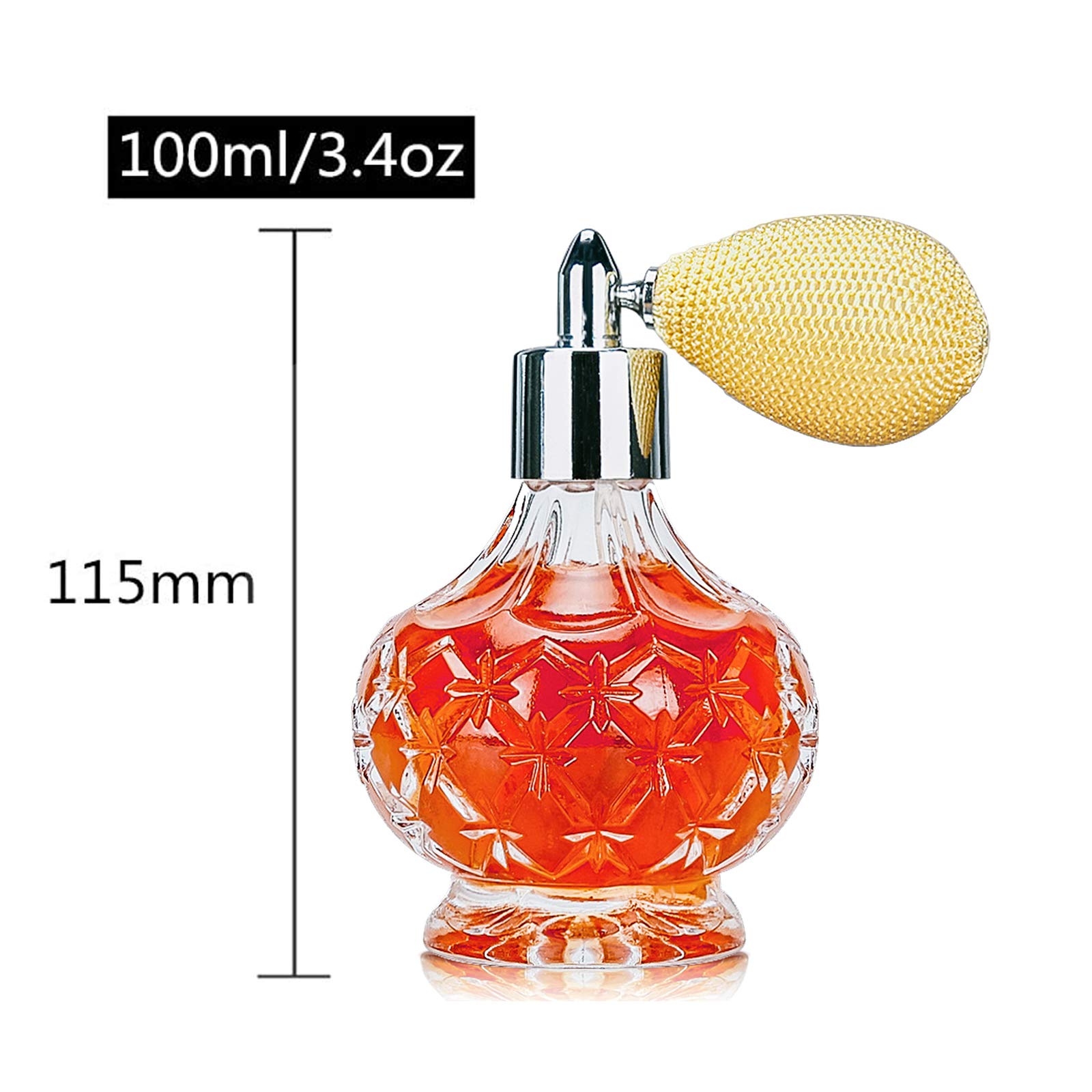 Bitter Bottle 5oz/150ml Cocktail Atomizer 100ml Refillable Sprayer Glass Dash Bottle for Bartender Home Bar Cocktail Mixing