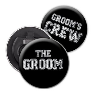 8 groom's crew bottle opener set - bachelor party bottle openers - groom bottle opener - groomsmen gifts - best man gifts - bottle opener favors