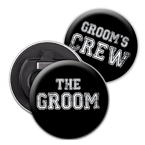 8 Groom's Crew Bottle Opener Set - Bachelor Party Bottle Openers - Groom Bottle Opener - Groomsmen Gifts - Best Man Gifts - Bottle Opener Favors