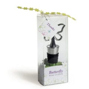 Weddingstar Butterfly Wine Stopper in Gift Packaging