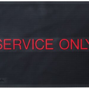 Service Only Extra Large Rectangular Bar Mat Spill Drip Mat -12" x 18"