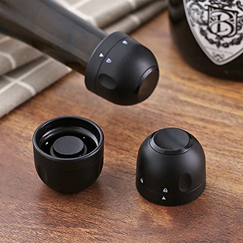 Limx Oasis 2-in-1 Bottle Stoppers Set, Contains Champagne Stopper and Wine Bottle Closure,Food Grade Silicone Caps for Champagne Cava Prosecco and Sparkling, Resuable Sealer Keeps Native Flavor,B01