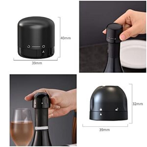 Limx Oasis 2-in-1 Bottle Stoppers Set, Contains Champagne Stopper and Wine Bottle Closure,Food Grade Silicone Caps for Champagne Cava Prosecco and Sparkling, Resuable Sealer Keeps Native Flavor,B01