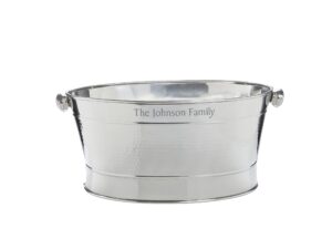 personalization universe hampton collection personalized party tub