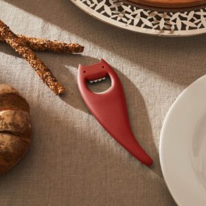 Alessi | Diabolix - Design Bottle Opener in Thermoplastic Resin, Red