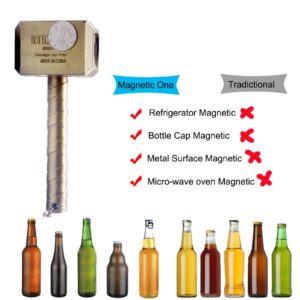 AMJUDOT Beer Bottle Opener Magnetic Bottle Opener Fridge Refrigerator Cap Catcher Bottle Openers