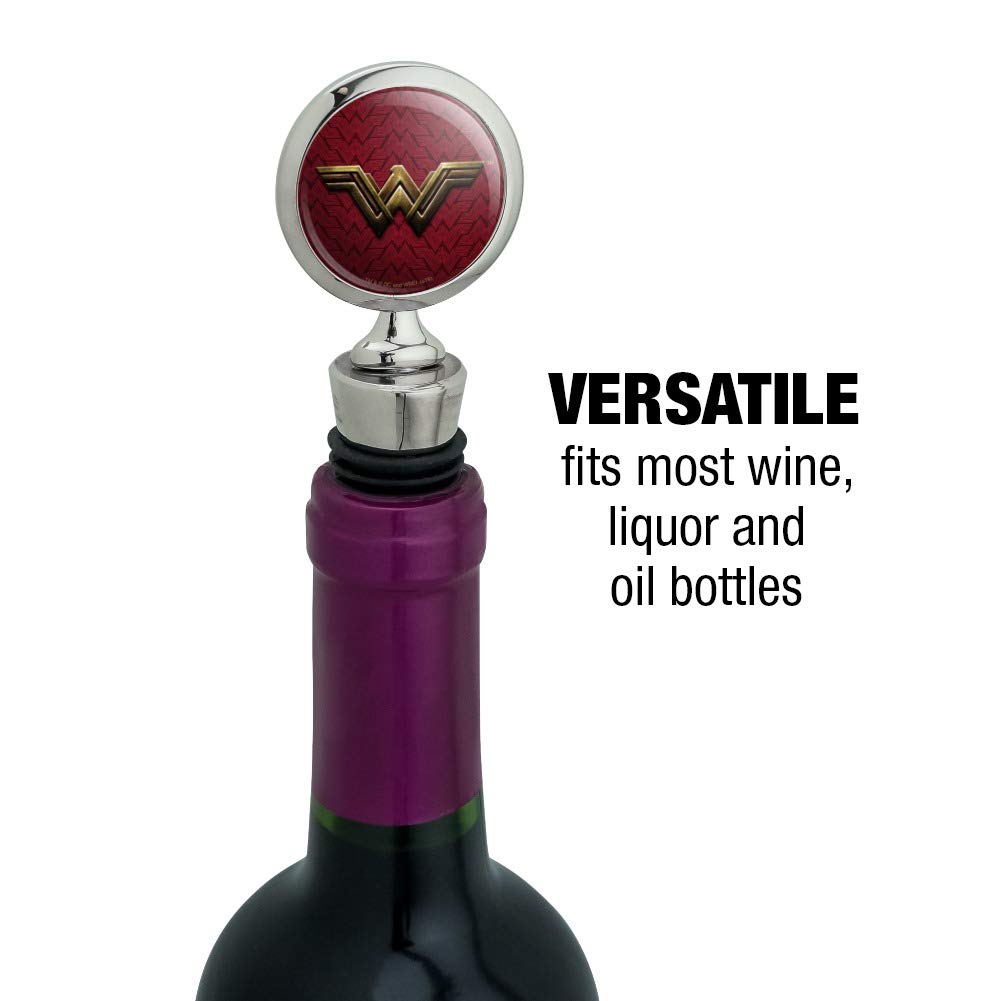 Justice League Movie Wonder Woman Logo Wine Bottle Stopper