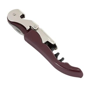 True Fabrication Pulltap's Double-hinged Corkscrew, One Size, Burgundy