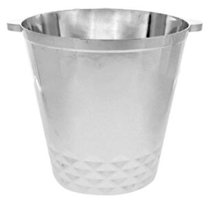 3pc silver tone ice bucket